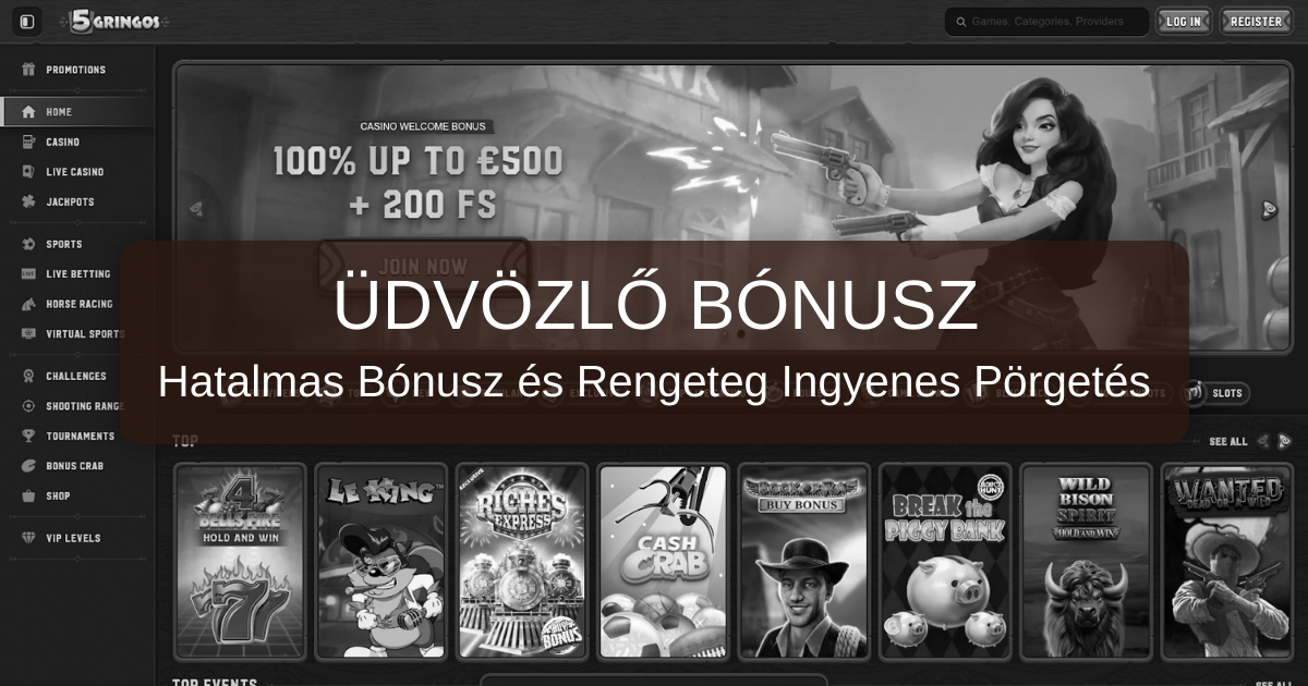 Fedezd Fel 5Gringos Casino Kínálatát